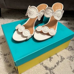 Jack Rogers White Wedge